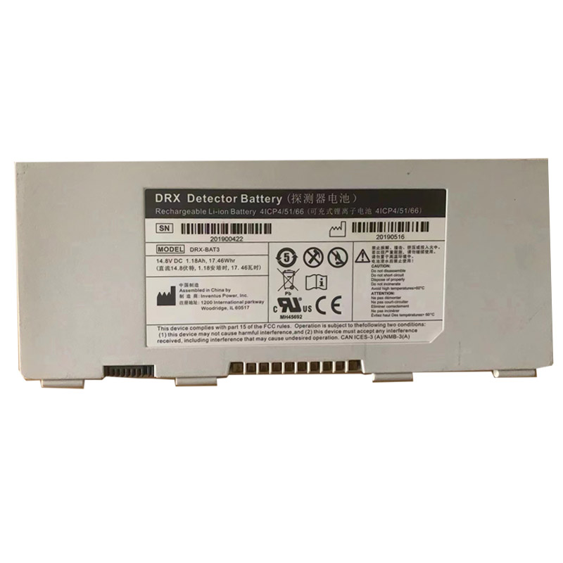 Oem Replacement Equipment battery Carestream  for DRX-BAT3 