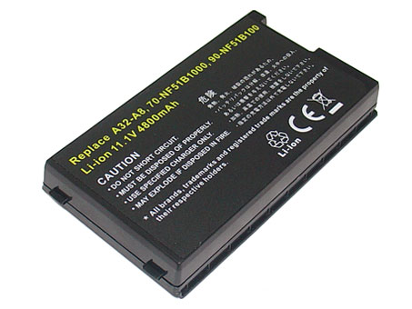 Oem Replacement laptop battery for ASUS F80L  Oem Replacement laptop battery ASUS  for F80L