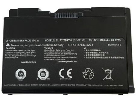 Oem Replacement laptop battery for CLEVO P751ZM  Oem Replacement laptop battery CLEVO  for P751ZM