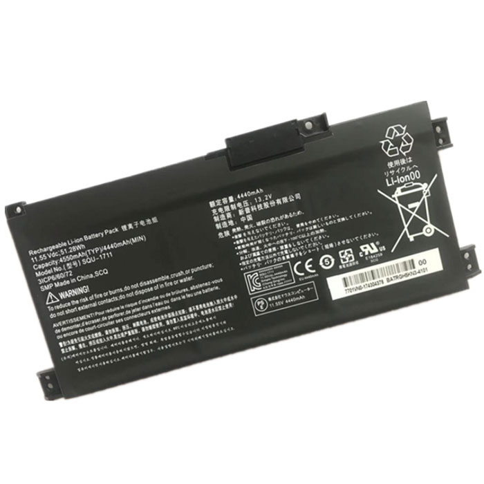 Oem Replacement laptop battery for HASEE SQU-1718  Oem Replacement laptop battery HASEE  for SQU-1718