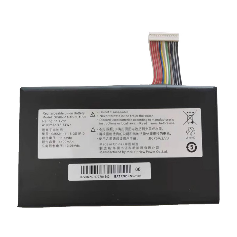 Oem Replacement laptop battery HASEE  for X1 