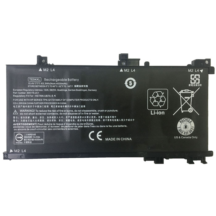 Oem Replacement laptop battery for HP Omen 15-AX200NA  Oem Replacement laptop battery HP  for Omen 15-AX200NA