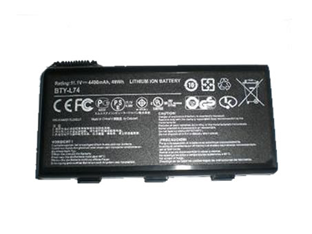 Oem Replacement laptop battery for MSI BTY-L74  Oem Replacement laptop battery MSI  for BTY-L74
