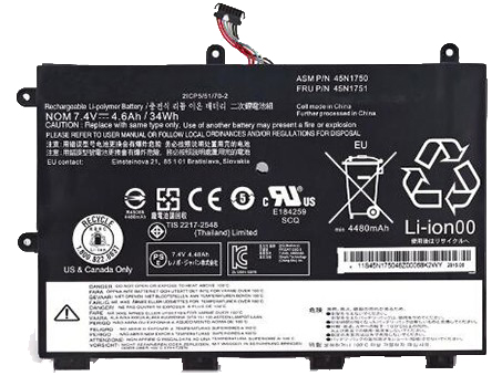 Oem Replacement laptop battery for LENOVO 45N1748  Oem Replacement laptop battery LENOVO  for 45N1748