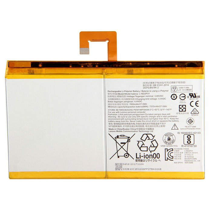 Oem Replacement laptop battery LENOVO  for Tab4 PLUS 