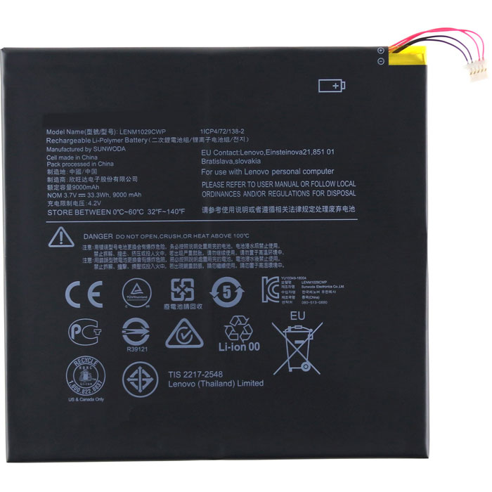 Oem Replacement laptop battery LENOVO  for Miix 310 10ICR-(80SG002PMJ) 