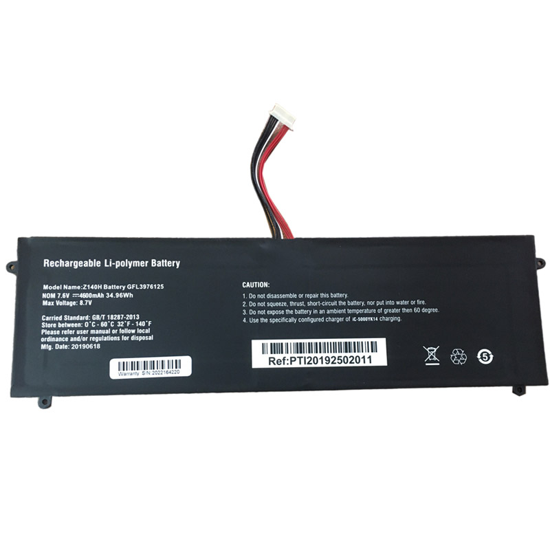 Oem Replacement laptop battery for Jumper GFL3976125  Oem Replacement laptop battery Jumper  for GFL3976125