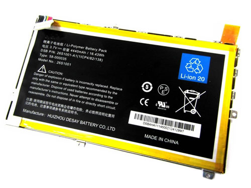 Oem Replacement tablet battery Amazon  for K